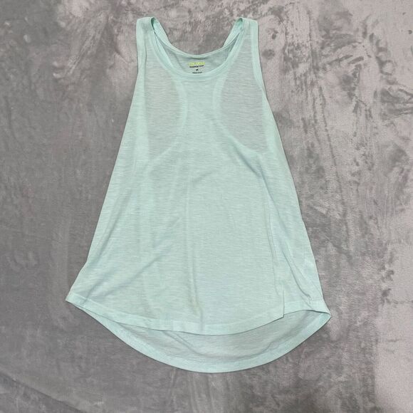 tek gear Tops - Tek Gear Shirt Women Medium M Green Athletic Rayon Spandex Stretch Fit Tank Top